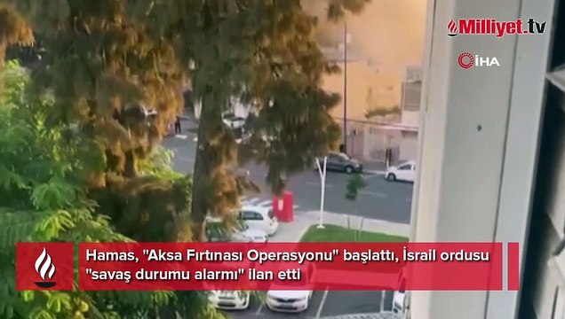 Hamas, Aksa Fırtınası Operasyonu başlattı, İsrail ordusu savaş durumu alarmı ilan etti