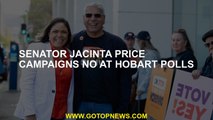 Senator Jacinta Price campaigns No at Hobart polls