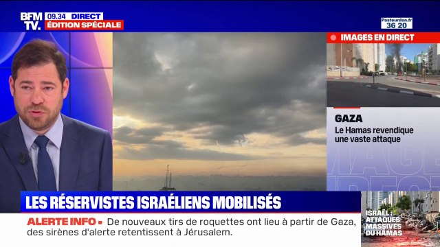Le ministre de la Défense israélien évoque une guerre contre l'État d'Israël après les attaques aériennes et terrestres du Hamas