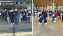 Hamas'ın saldırısı sonrası ülkeden kaçmak isteyen İsrailliler havalimanlarına akın etti