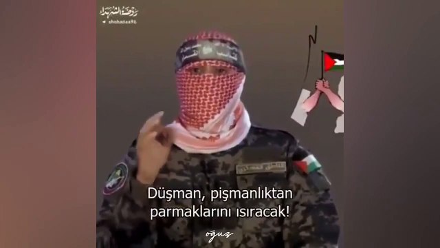 Kassam Tugayları Sözcüsü Ebu Ubeyde: Düşman, pişmanlıktan parmaklarını ısıracak