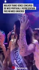 MARINA MACHETE EST LA PREMIÈRE FEMME TRANSGENRE À DEVENIR MISS PORTUGAL ️‍⚧️