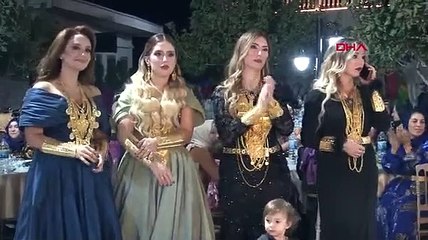 Aşiret düğününde geline 4 kilo altın takıldı