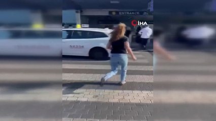 İsrail'de Ben Gurion Havalimanı’nda panik anları