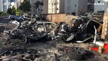 Attacco di razzi da Gaza verso Israele, auto distrutte ad Ashkelon