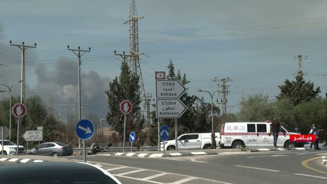 صور مباشرة من وسط وجنوب إسرائيل بعد سقوط وابل من الصواريخ التي انطلقت من قطاع غزة