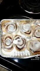 Baking Cinnamon Rolls @EricaChristy