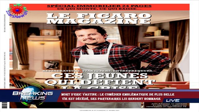 Mort d'Eric Vastine : le comédien emblématique de Plus belle vie est décédé, ses partenaires lui re