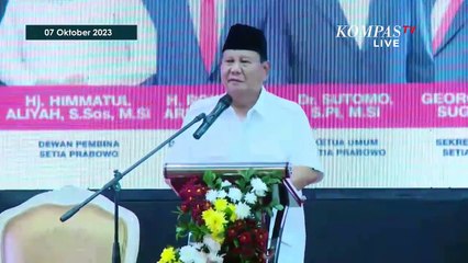 Cerita Prabowo Pernah Digendong Bung Karno hingga Jadi Tukang Pijat Gus Dur