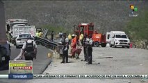México: Accidente de autobús deja 18 migrantes muertos