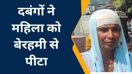 सीतापुर: दबंगों ने महिला की जमीन पर किया कब्जा, विरोध करने पर बेरहमी से पीटा