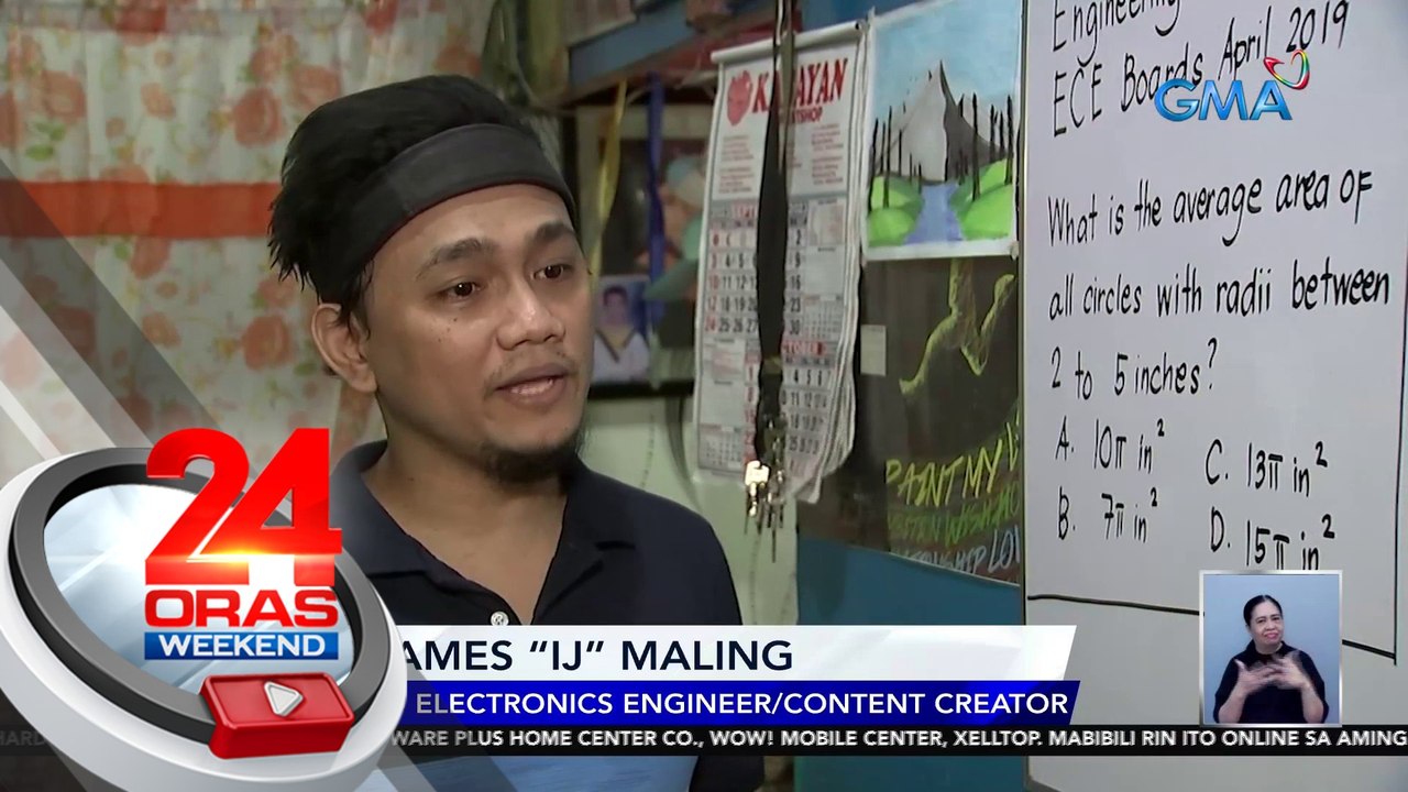 Engineer na content creator, nagtuturo ng math sa social media | 24 Oras Weekend