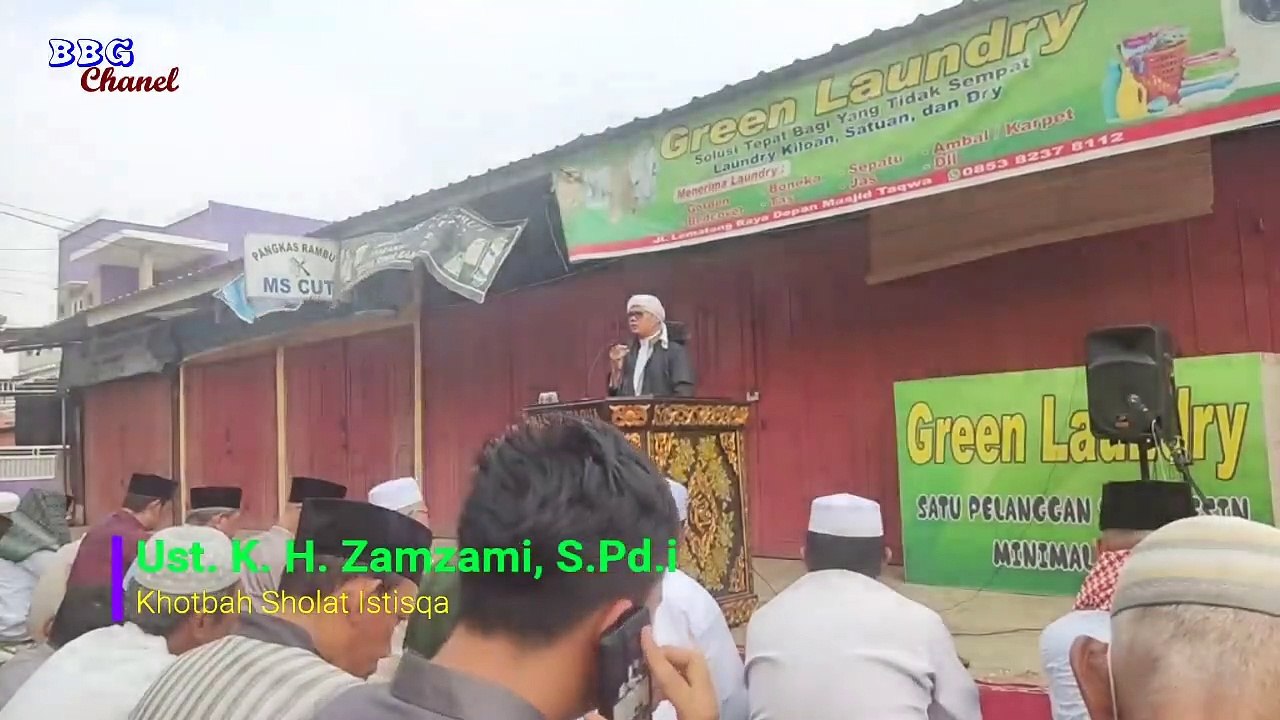 Khotbah Sholat Istisqa | Ust. K. H. Zamzami, S.Pd.i | Masjid Taqwa Perumnas Palembang |
