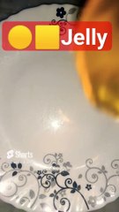 Hexagon ☺️ Shaped Yellow Jelly Cake #shorts