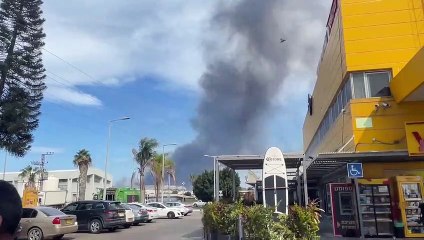 Imágenes de la ciudad de Ashkelon tras el lanzamiento de cohetes desde Gaza