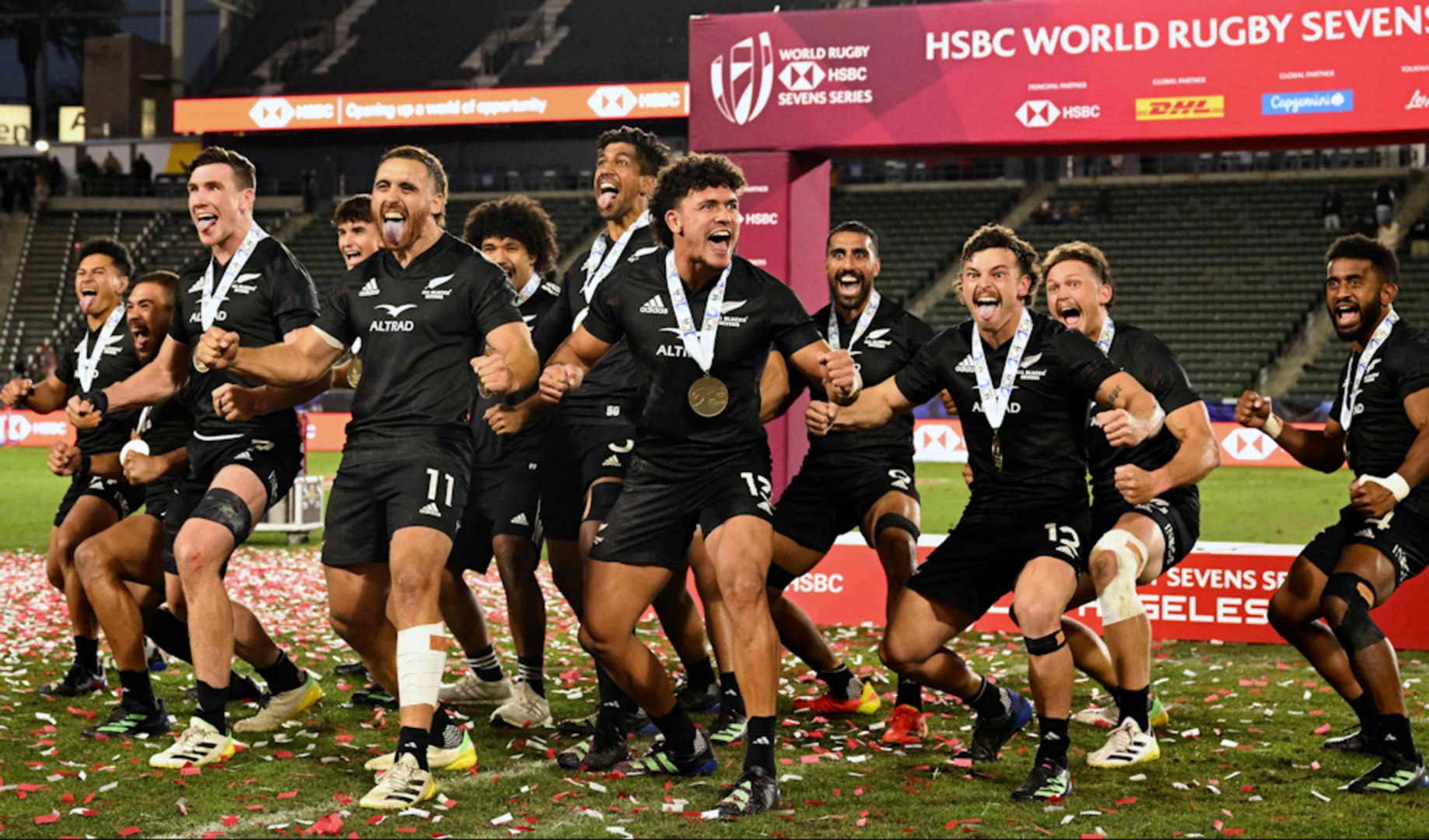 La conmovedora Haka de Nueva Zelanda tras ganar el Seven de Los Ángeles de rugby