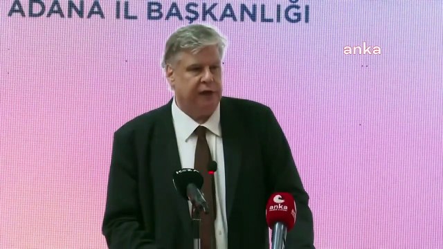 Congrès provincial du CHP Adana... Örsan Öymen： ＂Le nôtre appartient à nouveau à Mustafa Kemal Atatürk, İsmet İnönü, Bülent Ecevit, Erdal İnönü ; Fondé sur l'idéologie,...