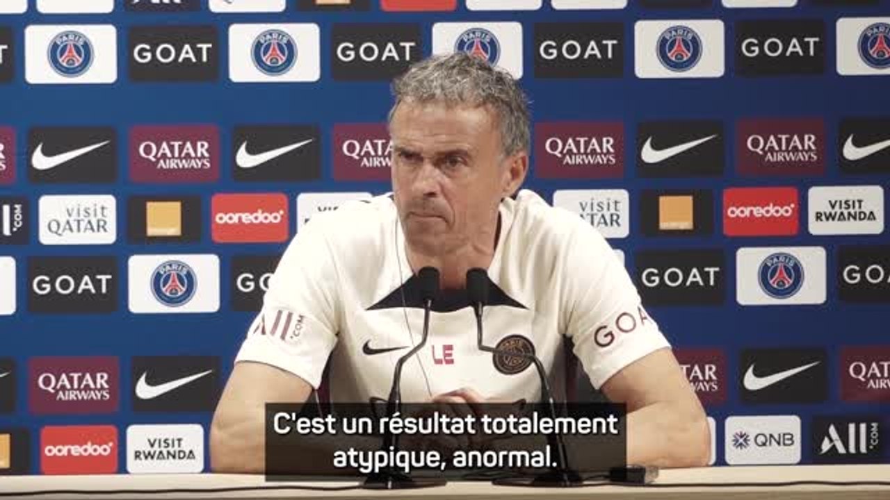 PSG - Luis Enrique : "J'ai aimé l'attitude de l'équipe à Newcastle"