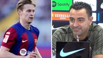 Preguntan a Xavi por De Jong y se recrea en su mejor escudo para con el barcelonismo: la risa final...