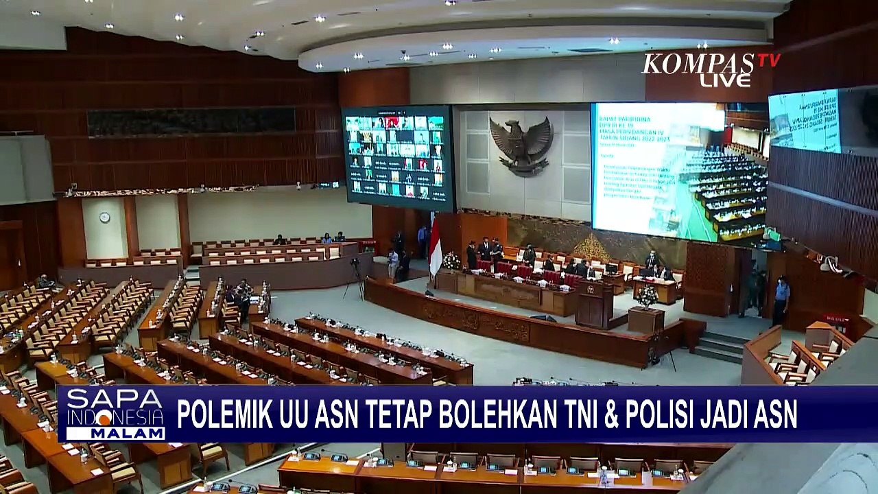 Kata Komisi II DPR RI Terkait Pengesahan Revisi UU ASN Bolehkan TNI-Polri Isi Jabatan ASN