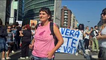 Milano, la manifestazione degli animalisti: 