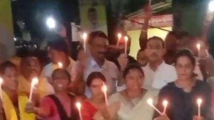 కడప జిల్లా: కొవ్వొత్తులతో టీడీపీ భారీ నిరసన ర్యాలీ