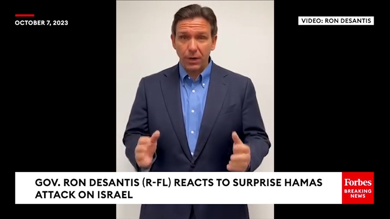 2024 Presidential Candidate Ron DeSantis Respon...