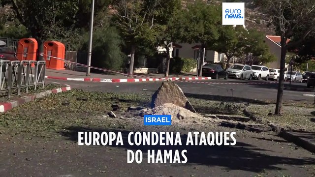 Europa condena ataques terroristas do Hamas contra Israel, país tem direito a defender-se