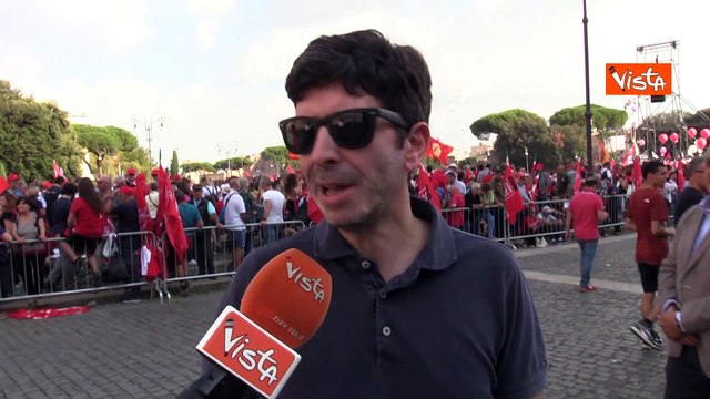 Manifestazione Cgil, Speranza (Pd): ?Pi? soldi sulla sanit? pubblica, ? l?aspetto pi? importante