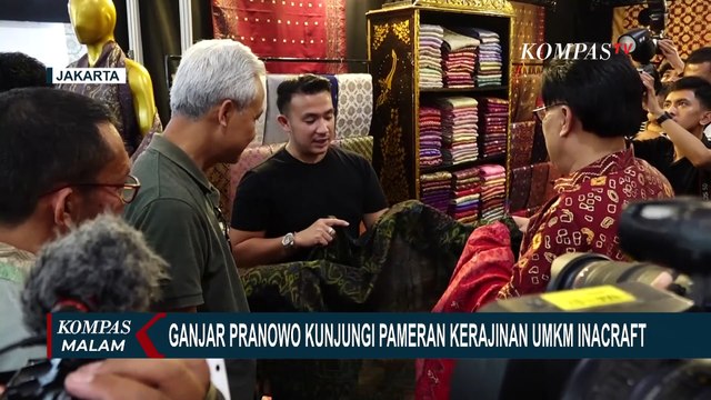 Kunjungi INACRAFT 2023, Ganjar Puji Kualitas Produk UMKM