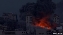 I raid aerei israeliani su Gaza, i grattacieli cadono gi?