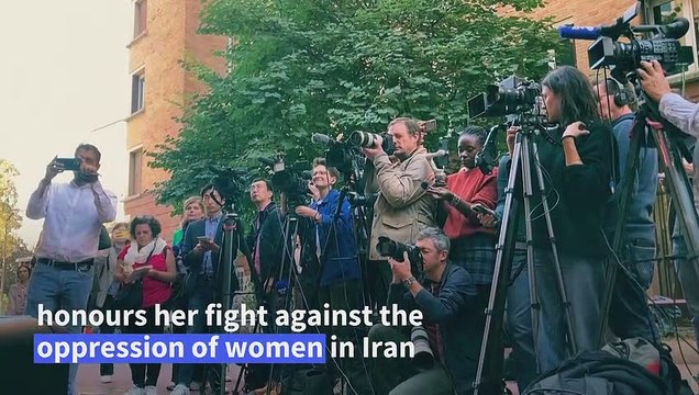 Family of jailed Iranian Nobel laureate says prize is a win for 'resistance'