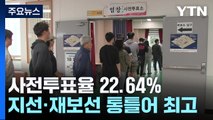 사전투표율 22.64%...지방선거·재보선 통틀어 최고치 / YTN