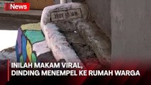 Penampakan Makam Viral di Bandung, Menempel ke Dinding Rumah Warga