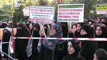 Diyarbakır'da Filistinlilere destek gösterisi düzenlendi