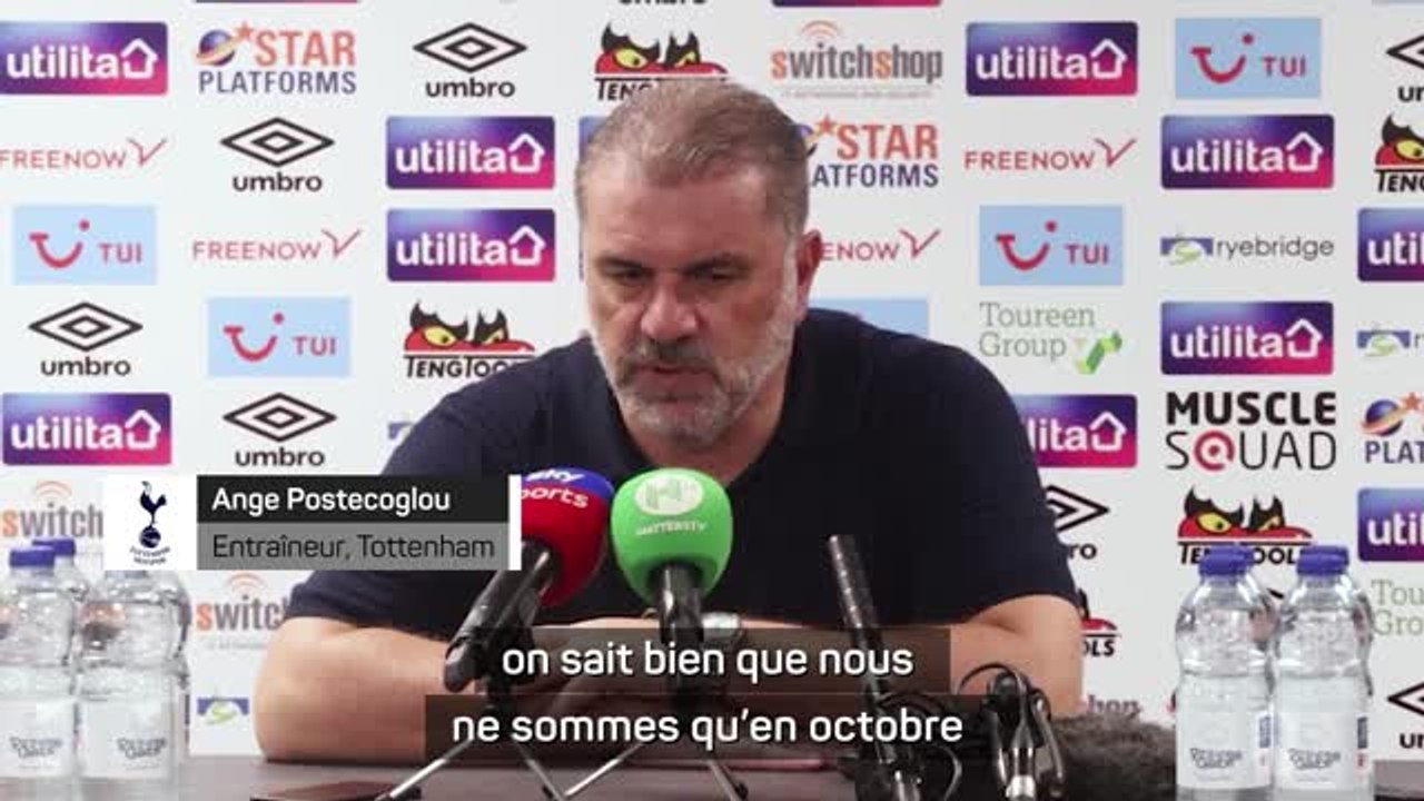 Tottenham - Postecoglou : "On ne regarde pas trop le classement"