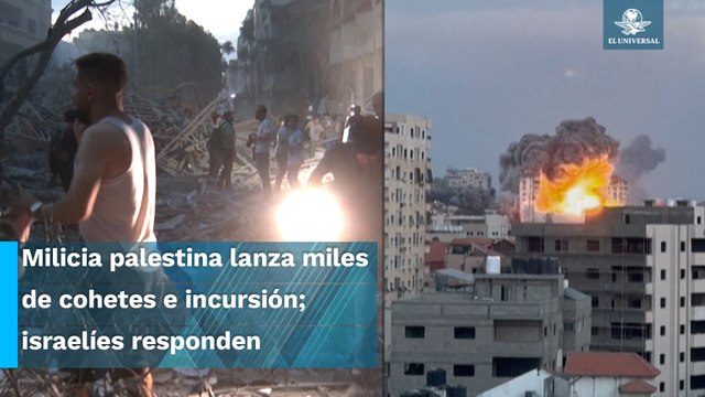 Guerra entre Hamas e Israel deja en Gaza al menos 198 palestinos muertos y más de mil 600 heridos