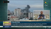 Resistencia palestina lanza cohetes contra posiciones militares de Israel