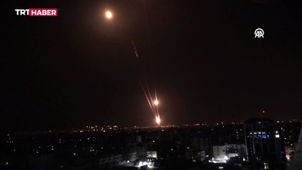 Gazze Şeridi'nden İsrail'e 150 roket atıldı