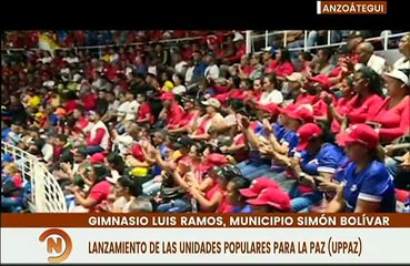 PSUV realiza acto de instalación de las Unidades Populares para la Paz (UPPAZ) en Anzoátegui
