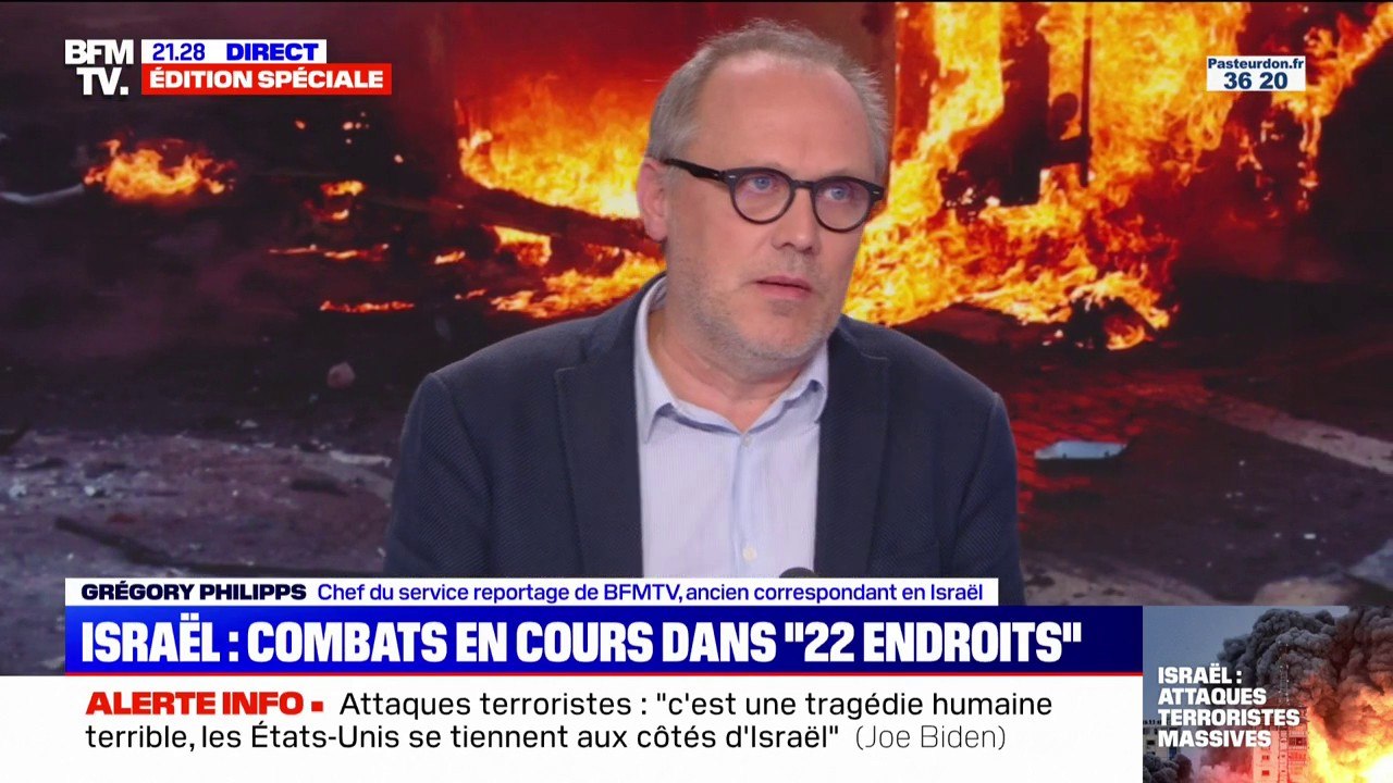 Conflit israélo-palestinien: "On a atteint une gradation dans la gravité de ce qu'il s'est passé", affirme Grégory Philipps, chef du service reportage à BFMTV et ancien correspondant en Israël