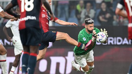 Serie A : Avec Giroud dans les cages, l'AC Milan gagne et prend la tête
