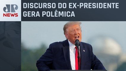 Sem provas, Trump acusa Biden de facilitar financiamento a grupos terroristas que atacaram Israel
