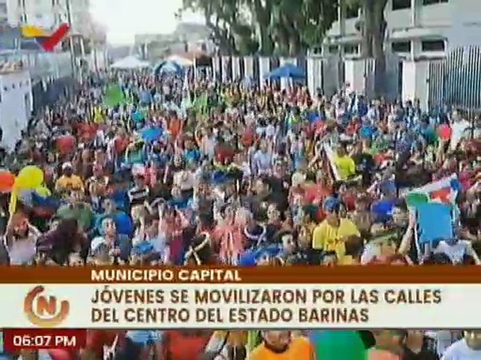 Barinas | Juventud se movilizó en apoyo al Pdte. Nicolás Maduro y la Revolución Bolivariana