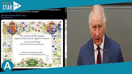 Couronnement de Charles III : la superbe invitation du roi dévoilée, ces secrets qu'elle renferme