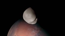 Martian Moon Deimos In High-Res For 1st Time - UAE Hope Probe Observations
