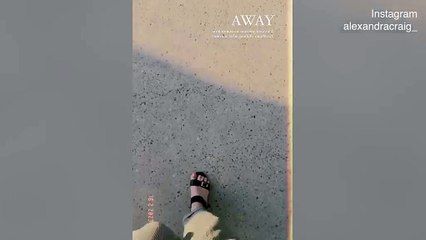 Rebecca Loos greets first snowfall in first images since