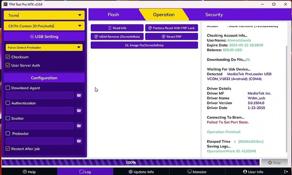 TFM Tool Pro Mediatek Module v2.0.0 Update Released