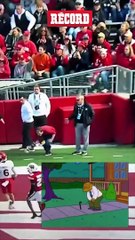 ¡Como en Los Simpson! Fotógrafo es golpeado en la ingle por un balón de futbol americano