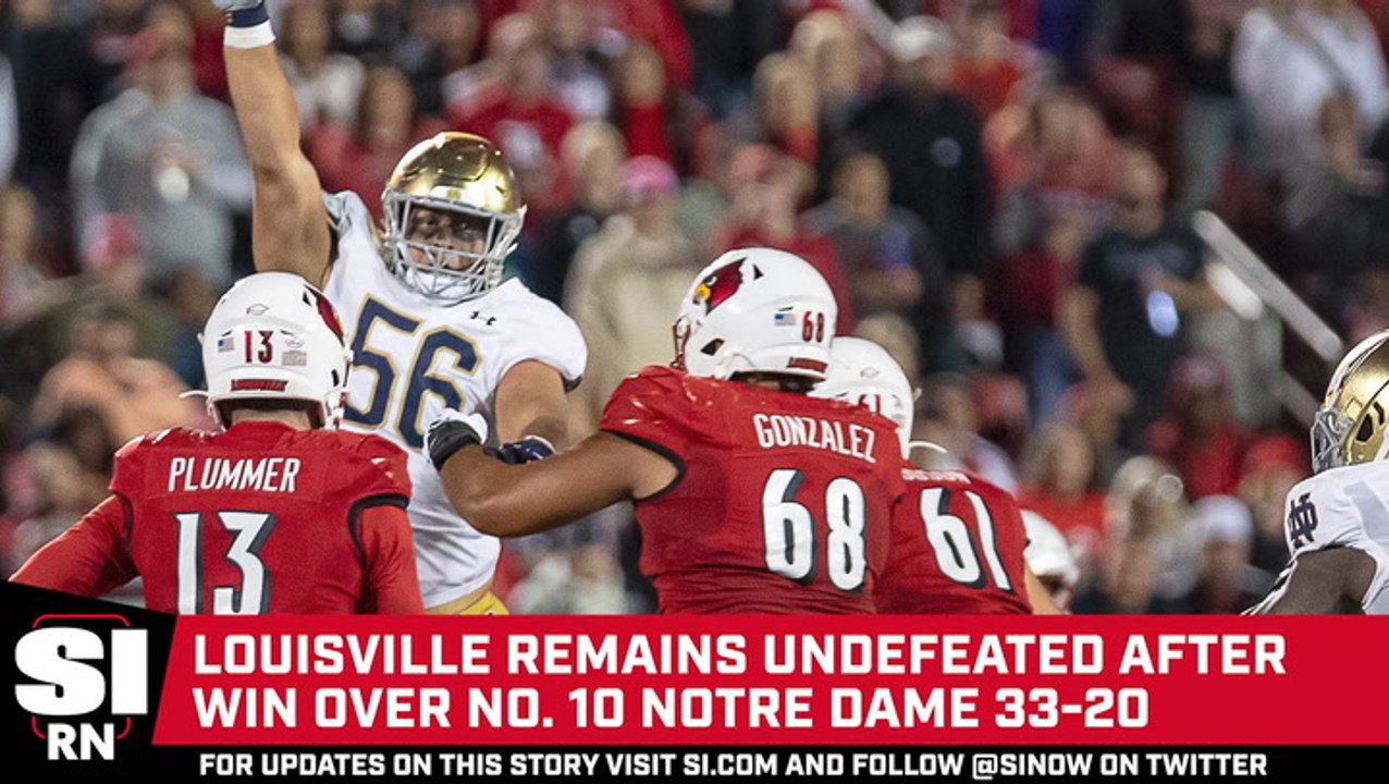 Louisville Upsets No. 10 Notre Dame